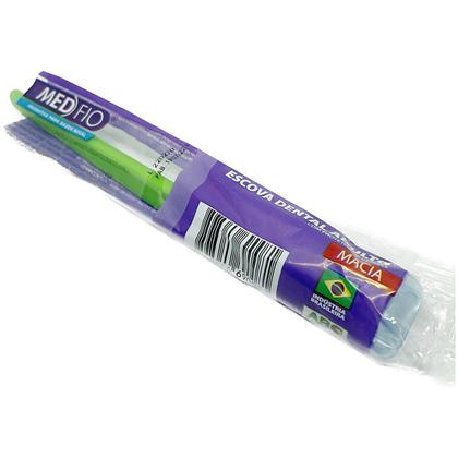 Imagem de 100 Escova dental adulto macia com protetor de cerdas