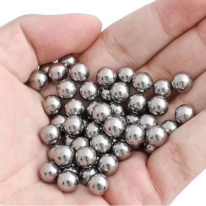 Imagem de 100 Esfera de Aço Inox Cromada 8mm Rolamento