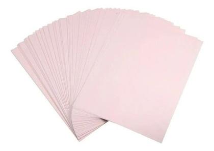 Imagem de 100 Folhas Papel Para Sublimação Transfer Fundo Rosa A4 100g