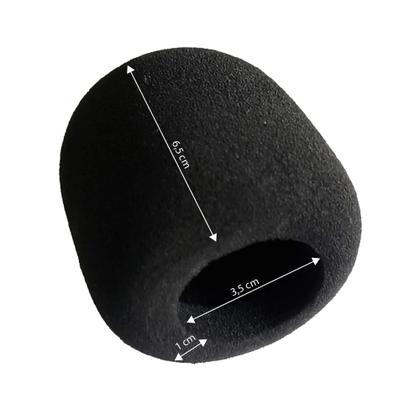 Imagem de 100 Kits com 5 Espumas Coloridas para Microfone (500 Peças)