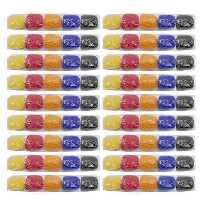 Imagem de 100 Kits com 5 Espumas Coloridas para Microfone (500 Peças)