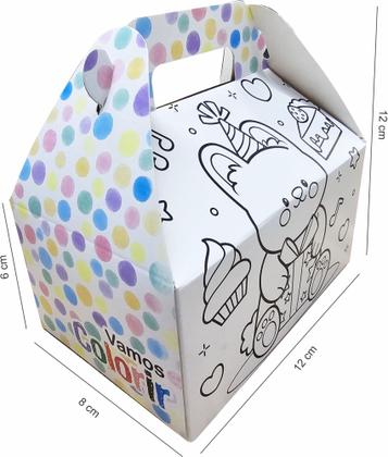 Imagem de 100 Maletinhas Surpresa Mini Presente - Infantil - Colorir