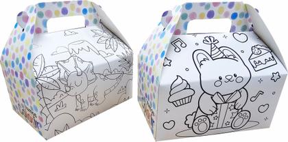 Imagem de 100 Maletinhas Surpresa Mini Presente - Infantil - Colorir