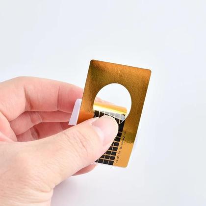 Imagem de 100 Peças De Moldes Para Unhas, Guias De Curvatura Para Extensão De Gel Acrílico UV, Ferramentas De