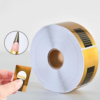 Imagem de 100 Peças De Moldes Para Unhas, Guias De Curvatura Para Extensão De Gel Acrílico UV, Ferramentas De