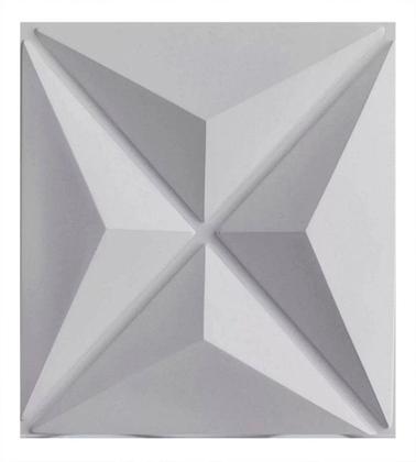 Imagem de 100 Placas 3D PVC Revestimento De Parede Decorativa Estrelar 25Cm