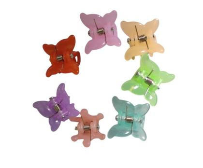 Imagem de 100 Presilhas Piranha Cabelo Candy Flor Borboleta Estrela