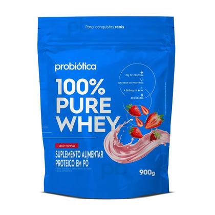 Imagem de 100% Pure Whey Protein concentrado Refil 900g Probiotica