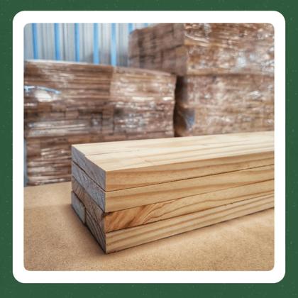 Imagem de 100 Ripas Sarrafos Eucalipto 1x3x50cm Aplainado Artesanato