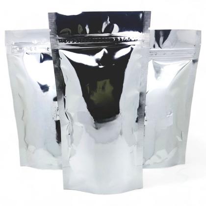 100 Sacos Laminados Metalizados Stand Up Pouch 22x32 Fecho Zip - SANDRA EMBALAGENS Imagem de 100 Sacos Laminados Metalizados Stand Up Pouch 22x32 Fecho Zip