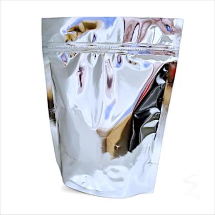 100 Sacos Laminados Metalizados Stand Up Pouch 22x32 Fecho Zip - SANDRA EMBALAGENS Imagem de 100 Sacos Laminados Metalizados Stand Up Pouch 22x32 Fecho Zip