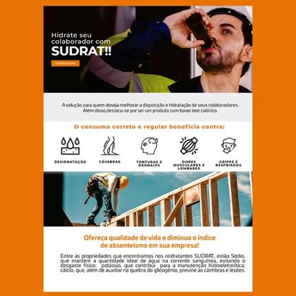 Imagem de 100 Unid Reidratante Isotônico Sudrat10g Hidratação Máxima