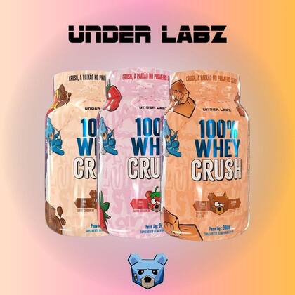 Imagem de 100% Whey Crush Concentrada Pote 900g Under Labz