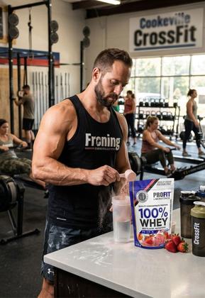Imagem de 100 Whey Protein Concentrado 900g Sabor Morango 24g Proteína