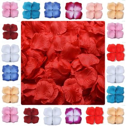 Imagem de 1000 Pétalas de Rosa Artificial Cores Sortidas Romântico