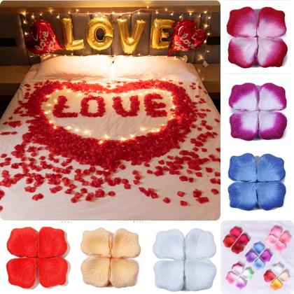 Imagem de 1000 Pétalas de Rosa Artificial Cores Sortidas Romântico