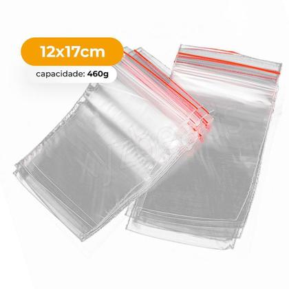 Imagem de 1000 Sacos Zip Lock 12X17Cm Saquinho Hermético Abre E Fecha