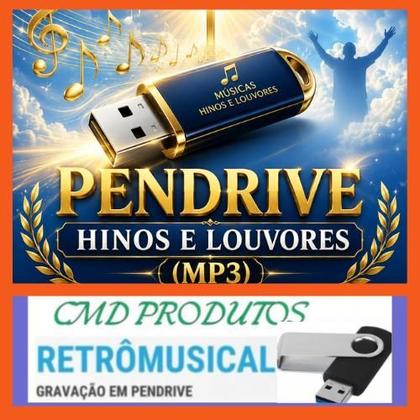 Imagem de 10096 Pen drive 8gb com Músicas Hinos e Louvores Gospel mp3