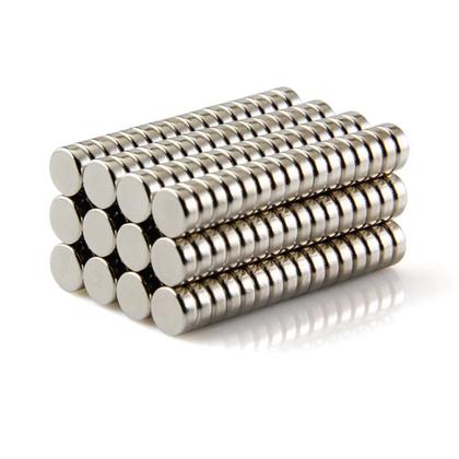 Imagem de 100pcs. Imã De Neodímio 5x2 Redondo Pequeno 5mm X 2mm - N35