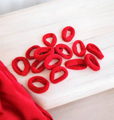 Imagem de 100pcs Mini Rabicó Xuxinha De Cabelo vermelho Infantil 10cm