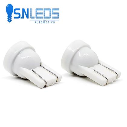 Imagem de 100x Lâmpada Led W5 T10 4 Leds Branco automotiva