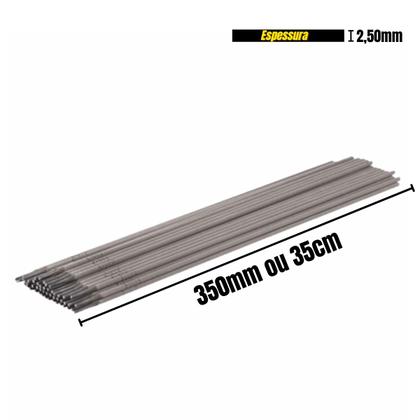 Imagem de 10kg Eletrodos Solda Revestido Azul E6013 2,50mm Gerdau Aço