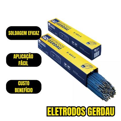 Imagem de 10kg Eletrodos Solda Revestido Azul E6013 2,50mm Gerdau Aço