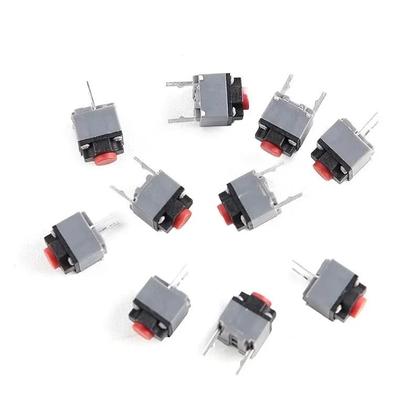 Imagem de 10pcs botão mudo 6*6*7.3 interruptor silencioso micro interruptor de mouse sem fio