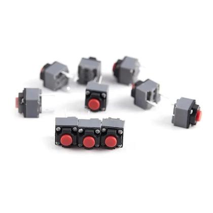 Imagem de 10pcs botão mudo 6*6*7.3 interruptor silencioso micro interruptor de mouse sem fio