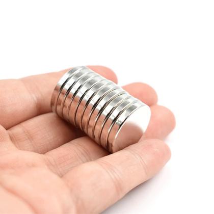 Imagem de 10pcs. Imã De Neodimio Disco 20x3 - 20mmx3mm N35