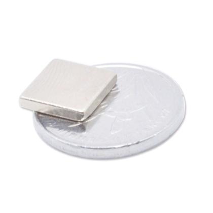 Imagem de 10pcs. Imã De Neodímio Quadrado Pastilha 10x10x2mm - N35