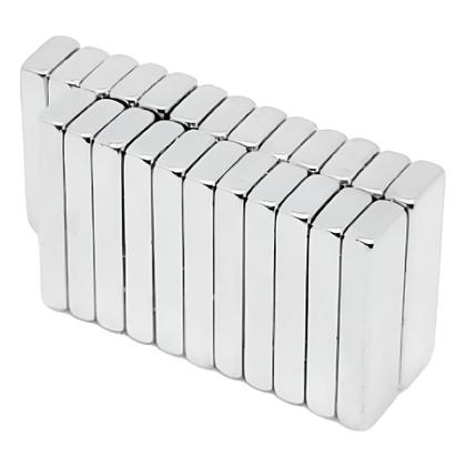 Imagem de 10Un. Imã De Neodímio Forte Bloco Retangular 12x4x2mm - N35