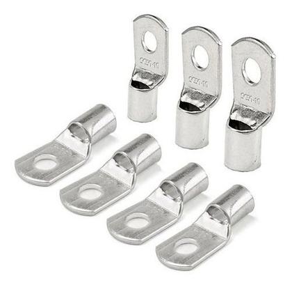 Imagem de 10un Kit Terminal Olhal Compressão 50mm M10 Fios E Cabos