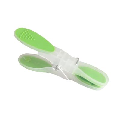 Imagem de 10un prendedor roupa c/ base emborrachada pregador plástico