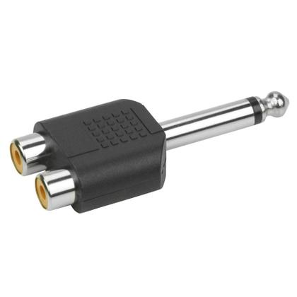 Imagem de 10x Adaptador P10 Mono Para 2 Rca Original - Alta Qualidade