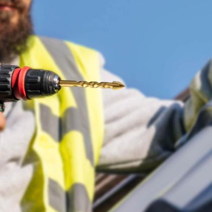 Imagem de 10X Broca De Torção Triangular 10Mm - Estojo Profissional