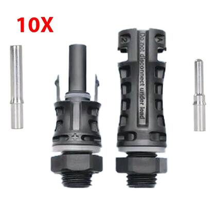 Imagem de 10x Conector MC4 Rosca M12 40A 1500V StringBox Energia Solar