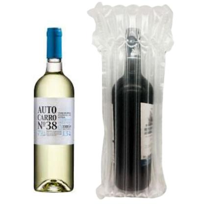 Imagem de 10x Embalagem para transporte de garrafa de vinho wine bag inflável 