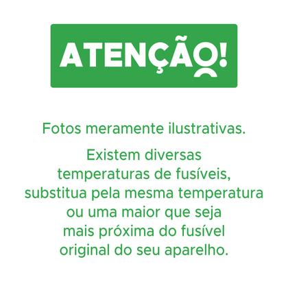 Imagem de 10x Fusível Térmico 228 10a 250v 228 Graus Para Fritadeira - Green