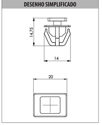 Imagem de 10x Grampo Presilha Frisos Laterais Ssangyong Actyon - P97