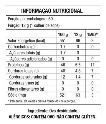 Imagem de 10x Ovo Pasteurizado Em Pó - 720g (600 Ovos) Netto Alimentos