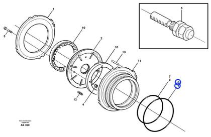 Imagem de 11035345 - Anel O-Ring - L50, L60, L70, L90