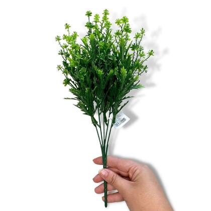Imagem de 12 Buquê Folhas Verdes Broto Artificial Decoração Casamentos
