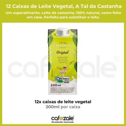 Imagem de 12 Caixas de 200ml de Leite Vegetal, A Tal da Castanha