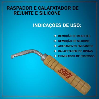 Imagem de 12 Cortador Riscador De Fórmica  Raspador De Rejunte - Edus