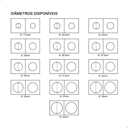 Imagem de 12 Cx Coins Holder Porta Moedas Autocolante 3BZN 17,5mm