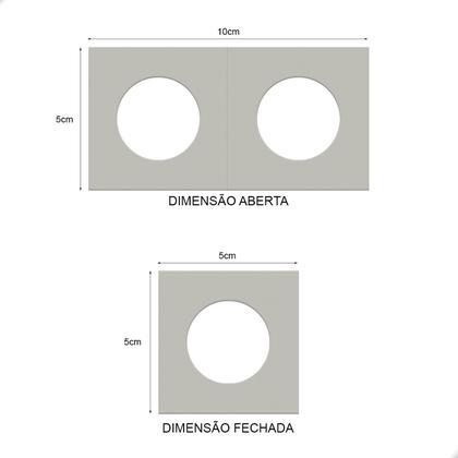 Imagem de 12 Cx Coins Holder Porta Moedas Grampeável PCCB 25mm