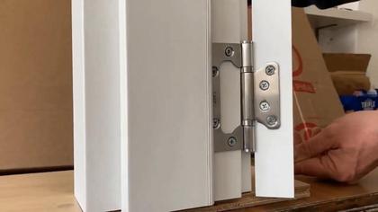 Imagem de 12 Dobradiça Porta Sobrepor Sem Rebaixo Inox 4'x3'x,2,2mm