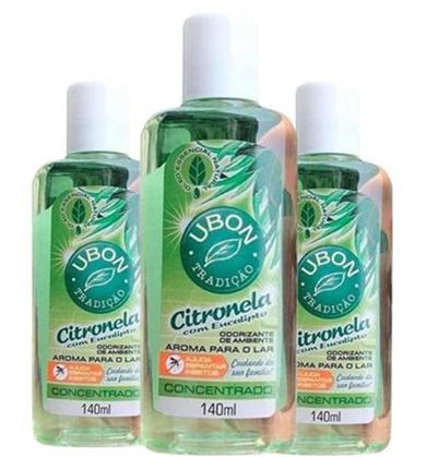 Imagem de 12 Essências Citronela Eucalipto  Espanta Moscas pernilongos insetos Concentrado  Ubon P/ Lar Hoteis