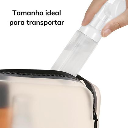 Imagem de 12 Frascos Transparentes Skin Care Espumador Pump Escova Cerdas Macias